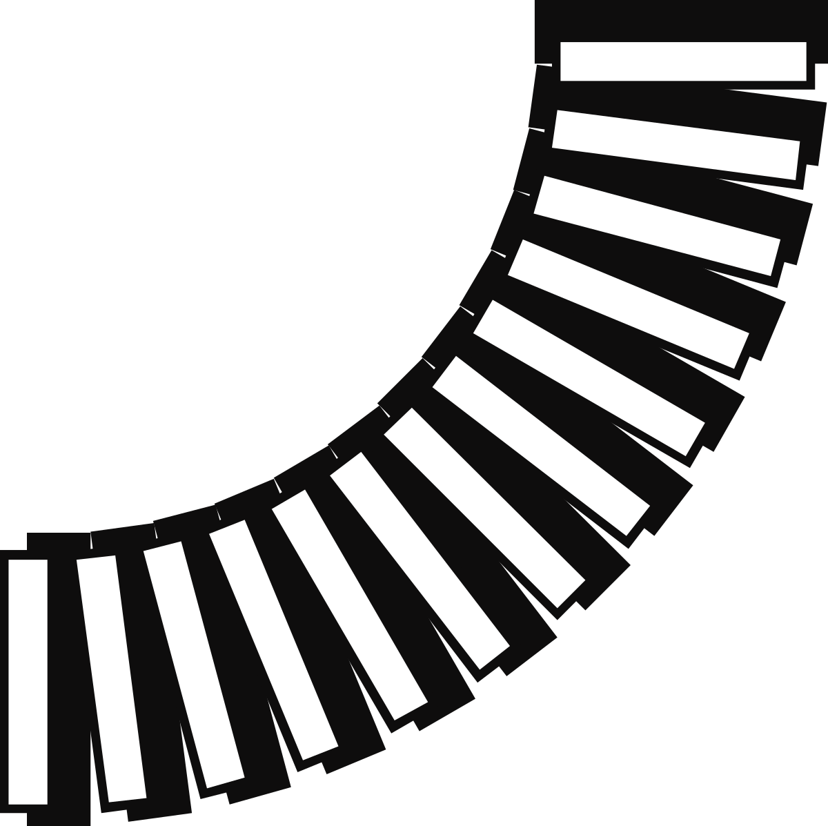Piano Keyboard Clipart: Stunning White Keys Design for Musical Art