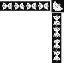 Black and White Leaf Frame Clipart - Elegant Borders and Corners