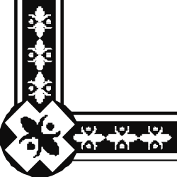 Cross Clipart: Elegant Black and White Borders and Corners Design