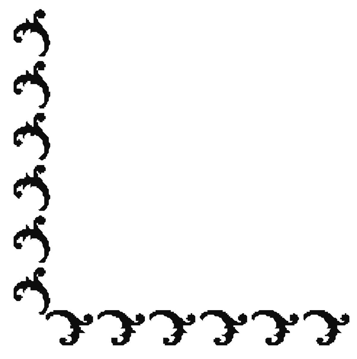 Black and White Frame Clipart - Elegant Borders and Corners