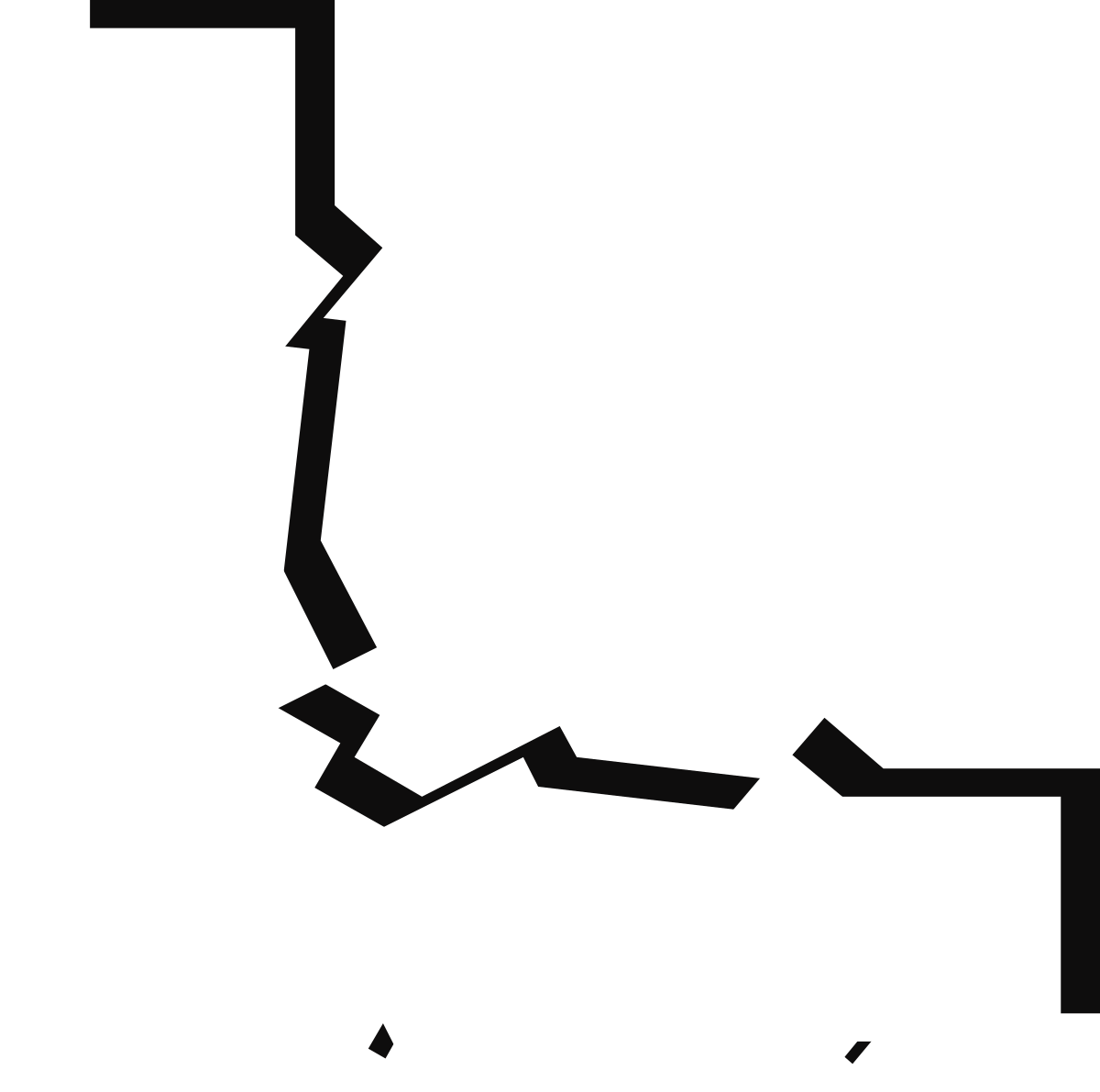 a white outline of a map clip art png transparent Map Clipart with White Outline - Decorative Borders and Corners