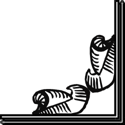 Black and White Hands Clipart: Elegant Borders and Corners Design
