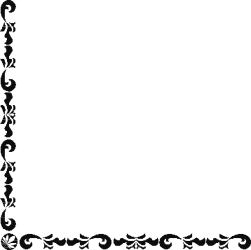 Elegant Floral Pattern Frame - Black and White Clipart for Creative Designs