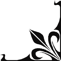 Black and White Cat Silhouette Clipart - Perfect for Borders and Corners