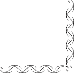 Floral Pattern Black and White Frame Clipart - Elegant Borders and Corners