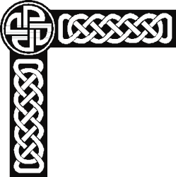 Celtic Cross Clipart: Decorative Borders and Corners Designs