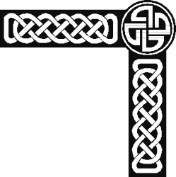 Celtic Cross Clipart - Intricate Borders and Corners Graphics