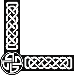 Celtic Cross Borders and Corners Clipart - Decorative SVG Designs