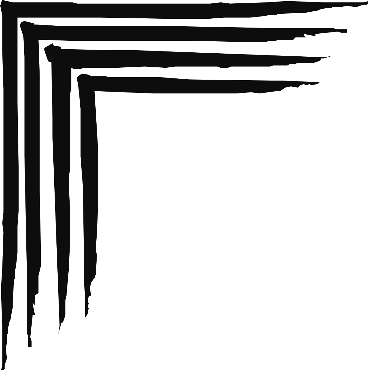 Black and White Cross Clipart Design for Creative Borders and Corners