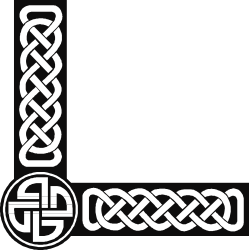 Celtic Cross Clipart - Intricate Borders and Corner Designs