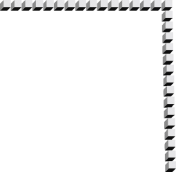 Black and White Checkered Pattern Borders and Corners Clipart