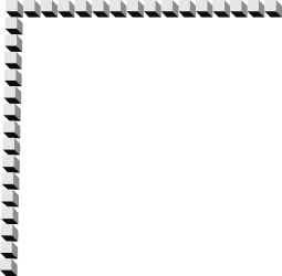 Black and White Diagonal Pattern Square Frame Clipart for Creative Borders