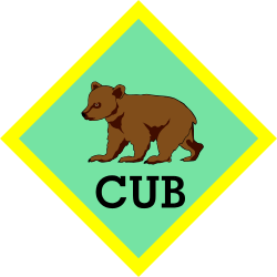 Bear Walking Across Glittering Diamond Clipart