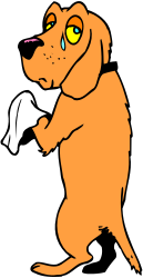 Dog with Handkerchief: Playful Clipart for All Occasions