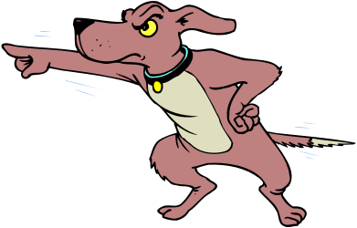 Dog with Collar Clipart - Adorable Canine Companion