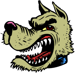 Dog with Open Mouth and Tongue Out - Playful Canine Clipart