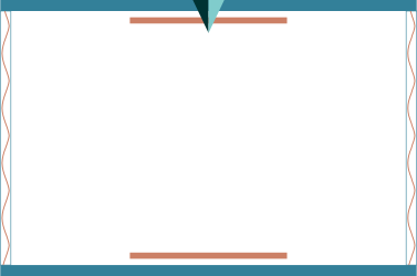 Square Frame with Blue and Brown Borders - Perfect Clipart for Decor