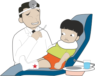 Father and Child Sitting Together Clipart - Cherished Moments in Family Life