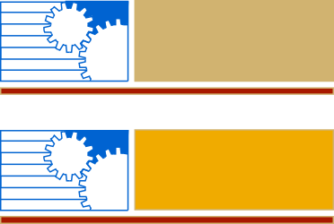 Two Distinct Border Styles in Harmonious Color Scheme - Versatile Clipart SVG
