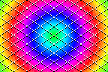 Rainbow Colored Background Clipart - Vibrant Border Patterns