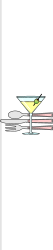 Elegant Martini and Fork Clipart for Dining and Celebrations