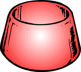 Red Lamp with White Light - Vibrant Clipart for Your Projects
