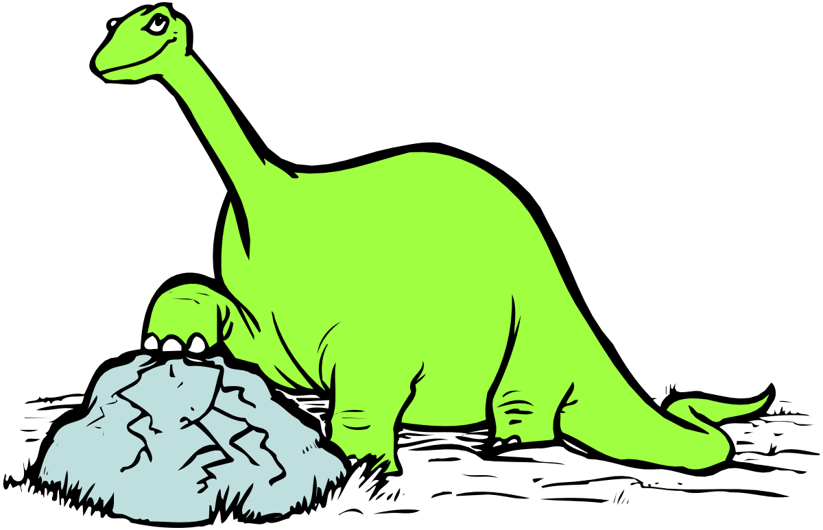 a green dinosaur with a small rock in its mouth clip art png transparent Green Dinosaur with Rock Clipart - Fun and Playful SVG Images