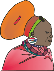Woman with Hat and Scarf Clipart: Stylish and Elegant Illustrations
