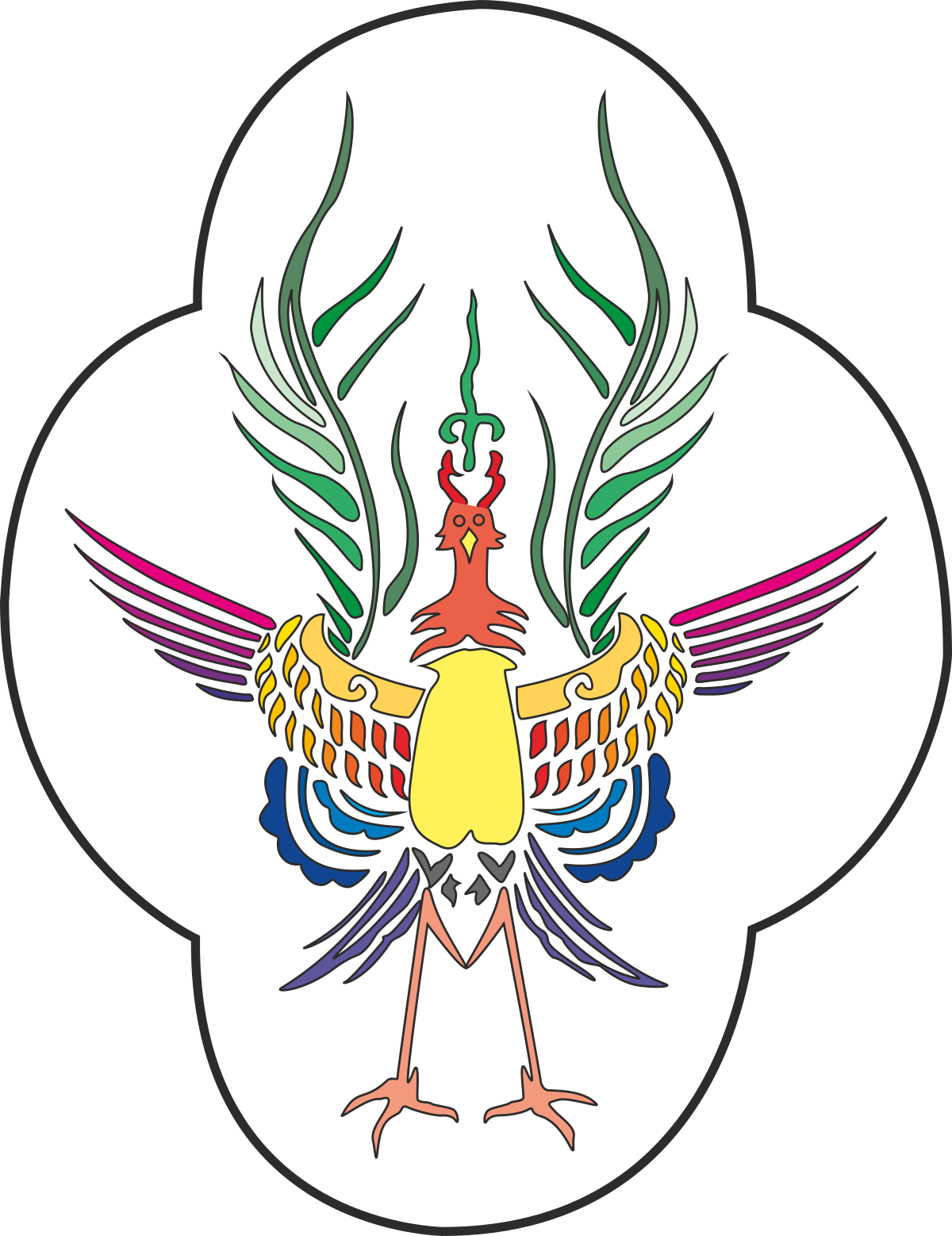 Colorful Wings Bird Clipart - Vibrant and Eye-Catching Designs