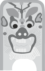 Cartoon Character with Big Smile - Fun and Cheerful Clipart
