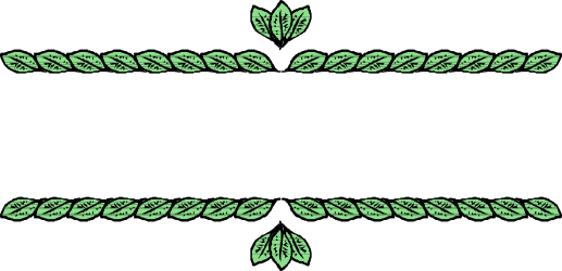Green Frame with Leaves Clipart - Elegant Border Design for Nature Themes