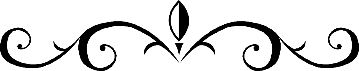Crescent Clipart - Elegant Black and White Borders & Bars Design