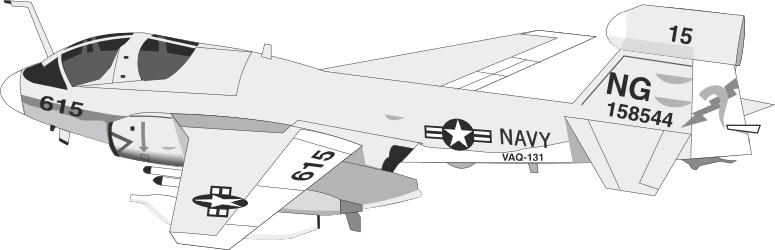 Fighter Jet Clipart with Number One - Dynamic Military Aviation Art