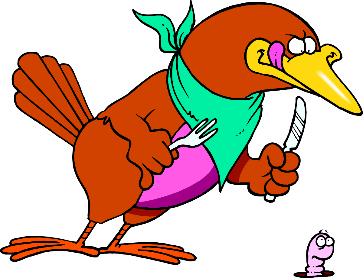 a cartoon bird with a knife in its beak clip art png transparent Cartoon Bird with Knife - Fun and Quirky Clipart