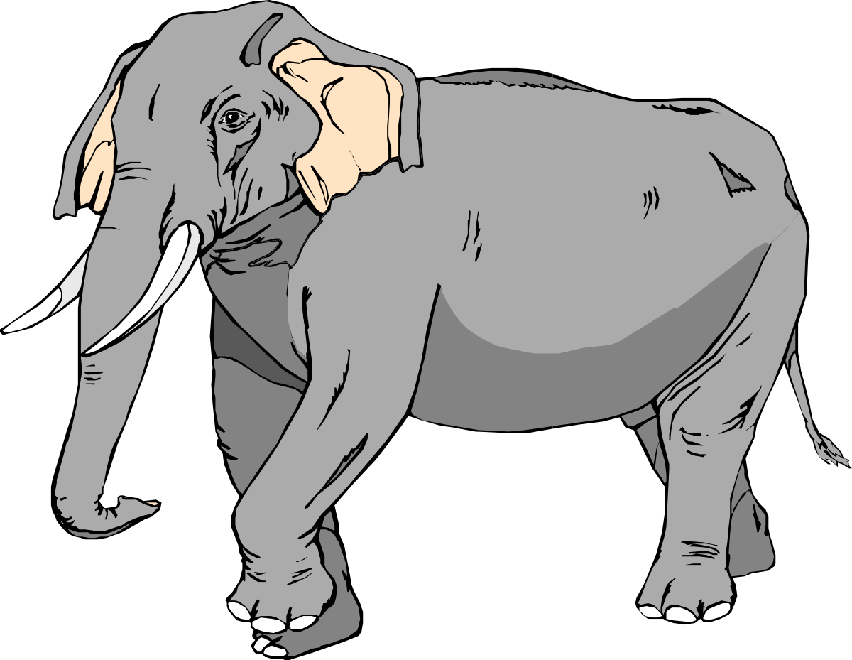 Elephant Clipart: Adorable Tuffly Character for Your Projects