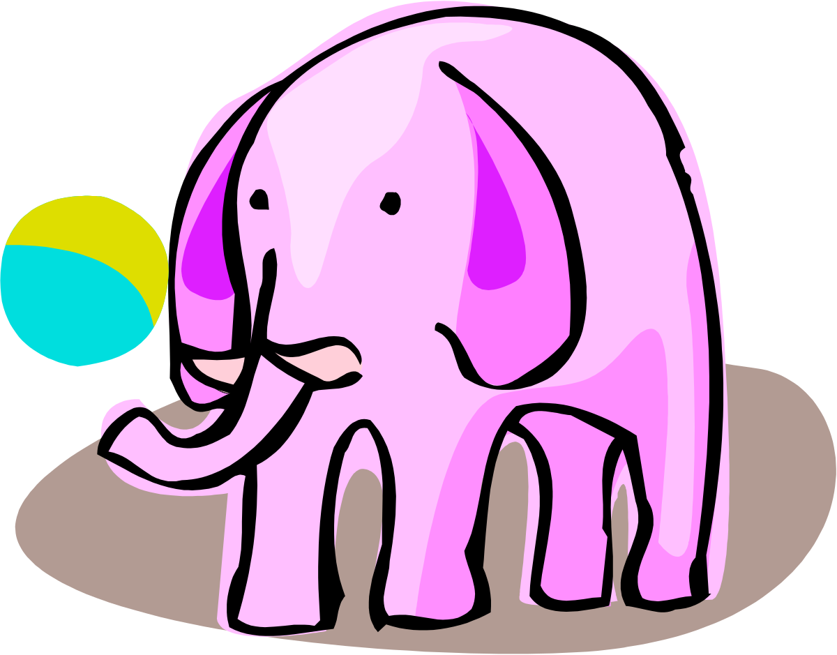 an elephant with a ball in its mouth clip art png transparent Elephant with Ball: Playful Clipart for Fun Designs