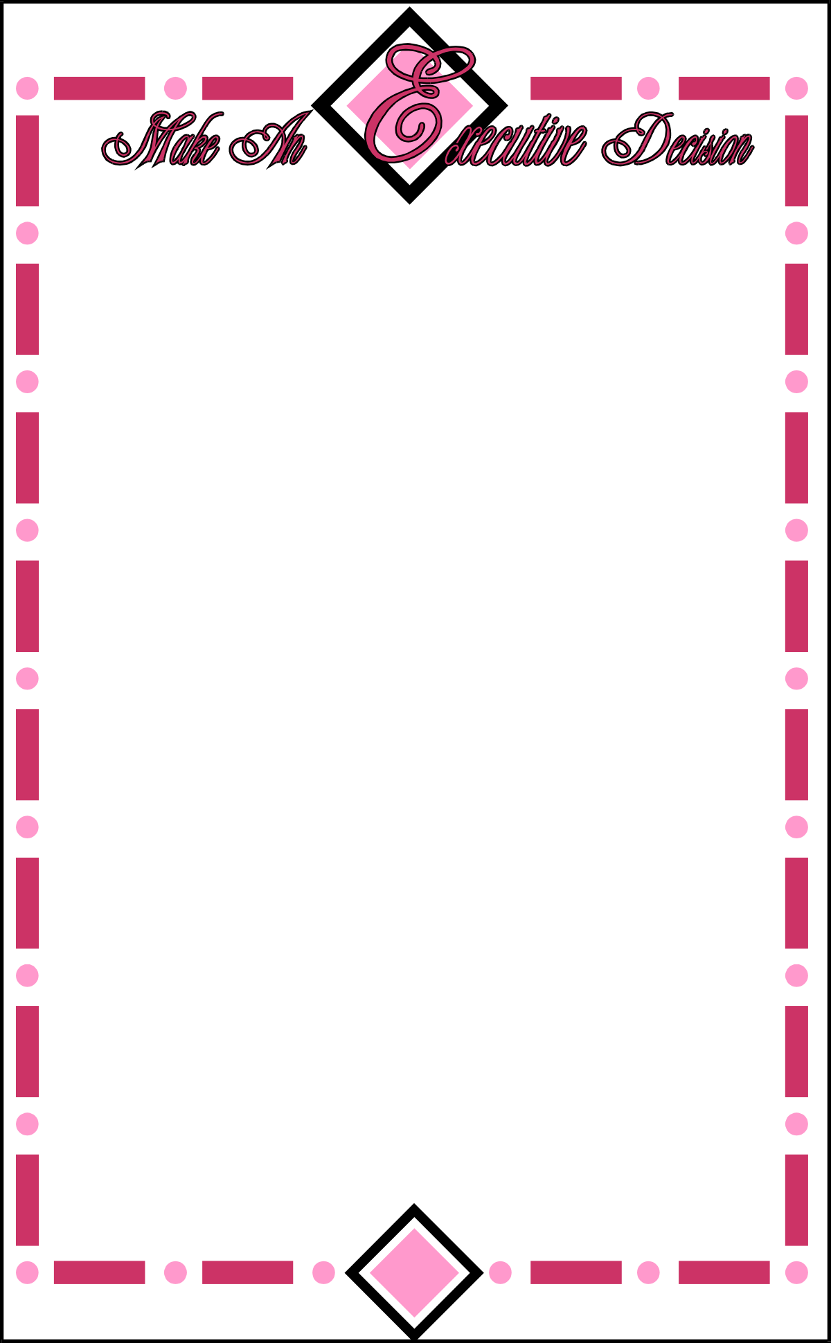 free printable pink polka dot border clip art png transparent Free Printable Pink Polka Dot Border Clipart for Business and Crafts