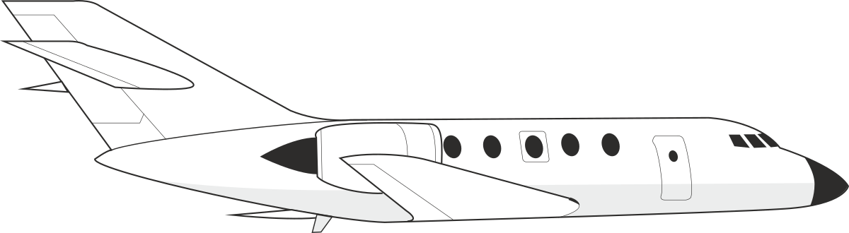 a white airplane with a black background clip art png transparent White Airplane on Black Background Clipart for Stunning Visuals