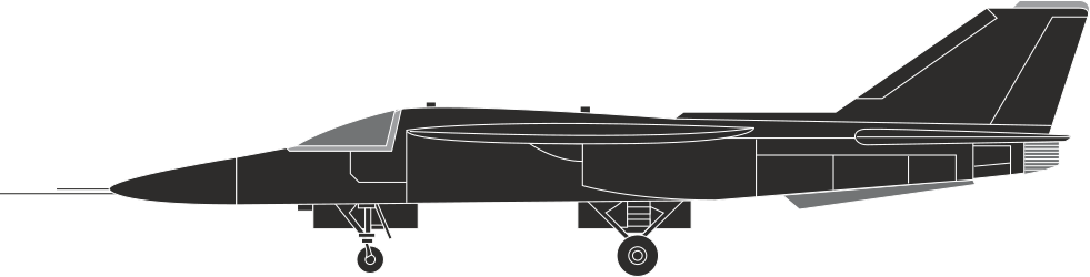 Jet Outline Clipart - Black and White Design for Creative Projects