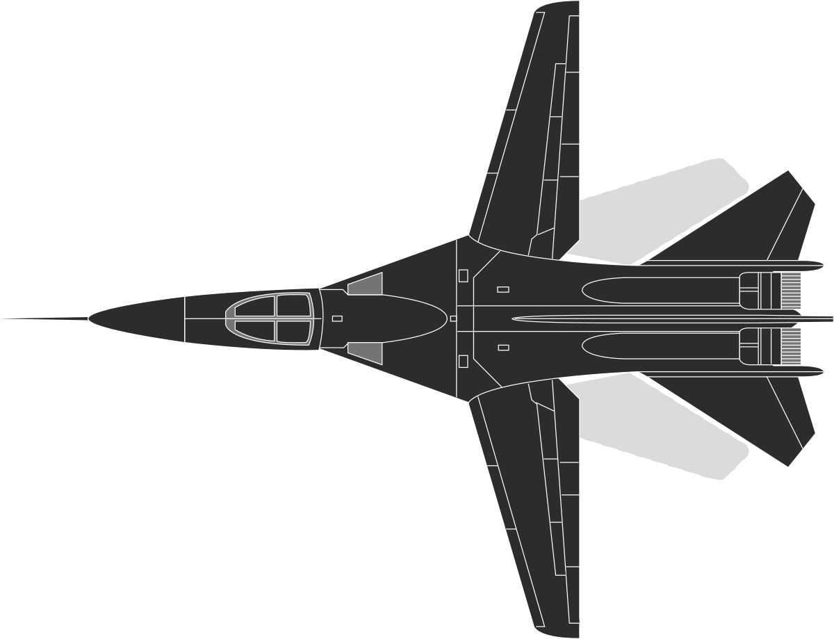 Jet on Black Background Clipart for Dynamic Graphics