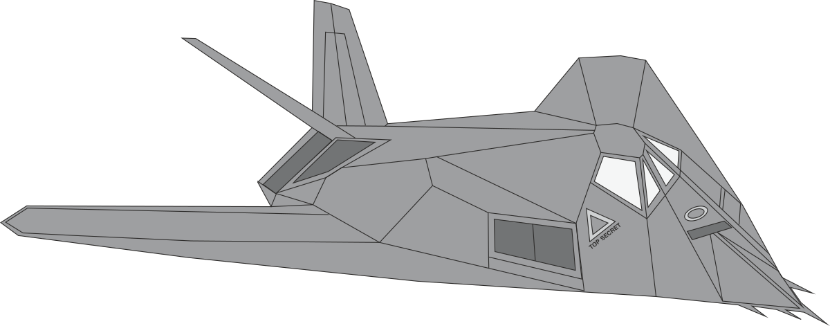 a black and white image of a spaceship clip art png transparent Spaceship Clipart: Black and White Sci-Fi Design