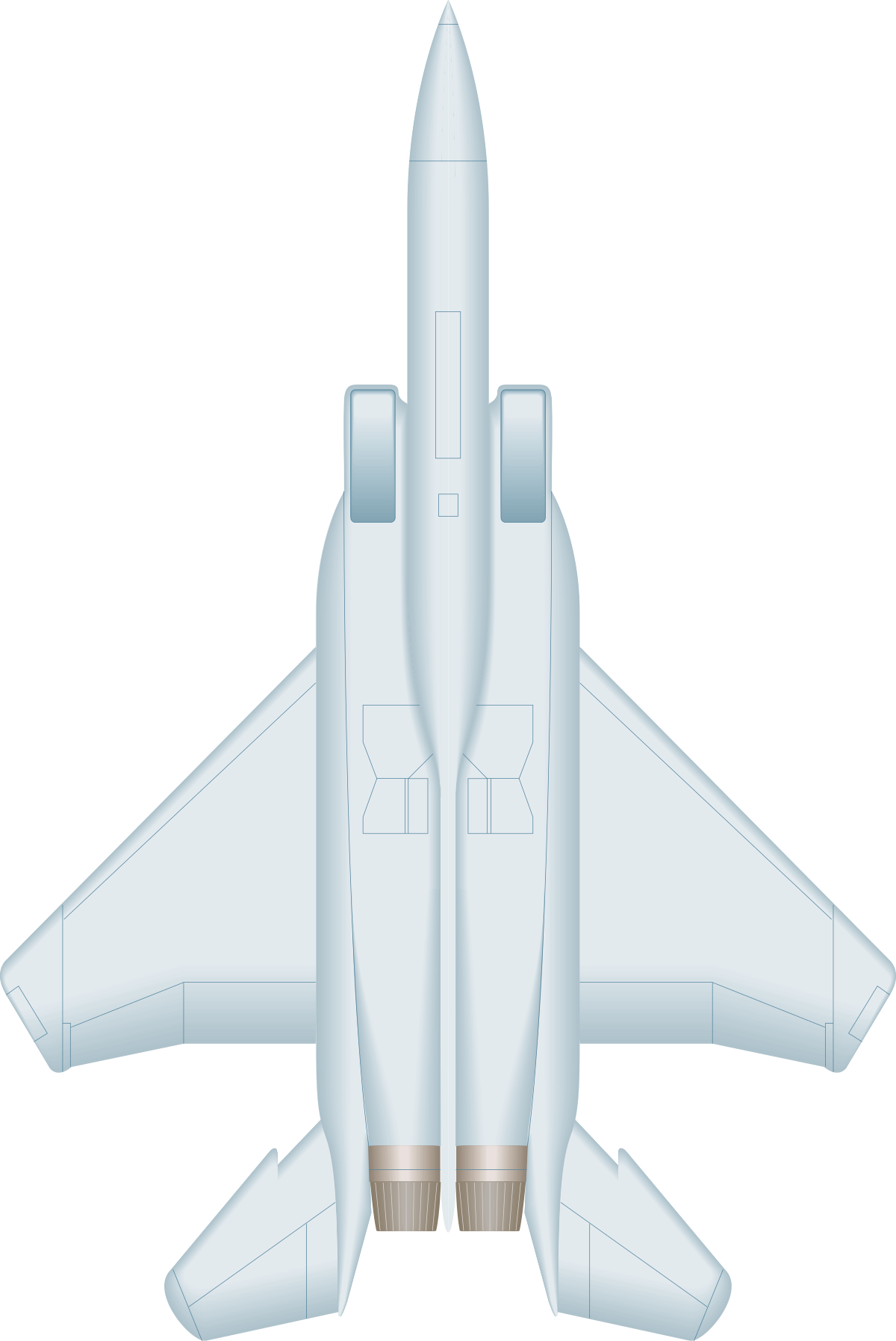 Space Shuttle Paper Model Clipart for Creative Projects