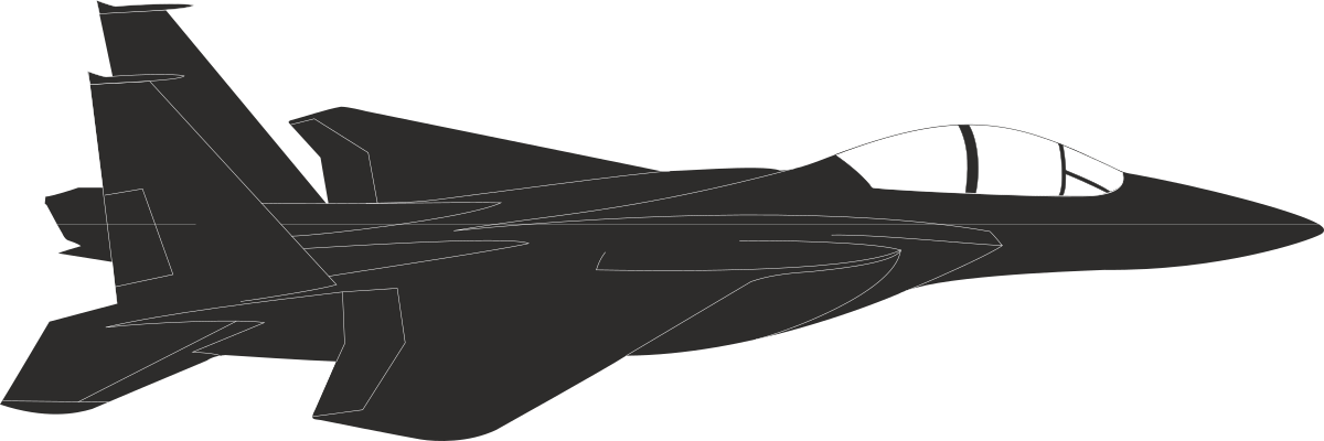 Jet Flying in the Air Clipart - Stunning Aerial Views