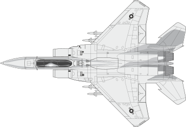 Fighter Jet Clipart - Dynamic Jet Engine Illustration