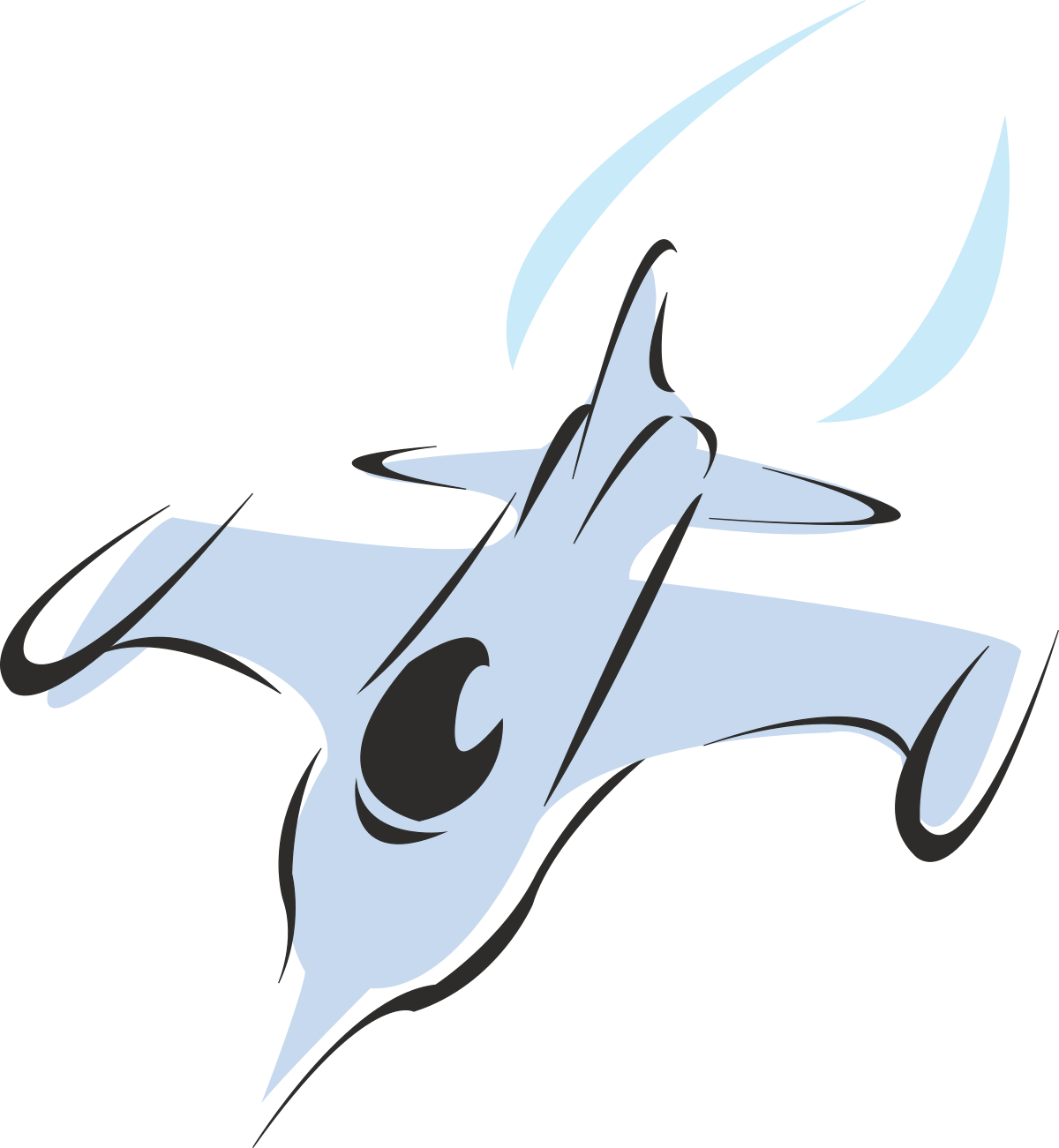 Black and White Pokemon Logo Clipart for Creative Projects