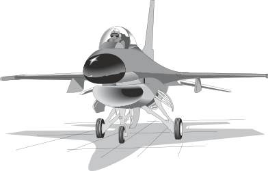 Jet Clipart: High-Flying Aircraft Silhouette for Dynamic Designs