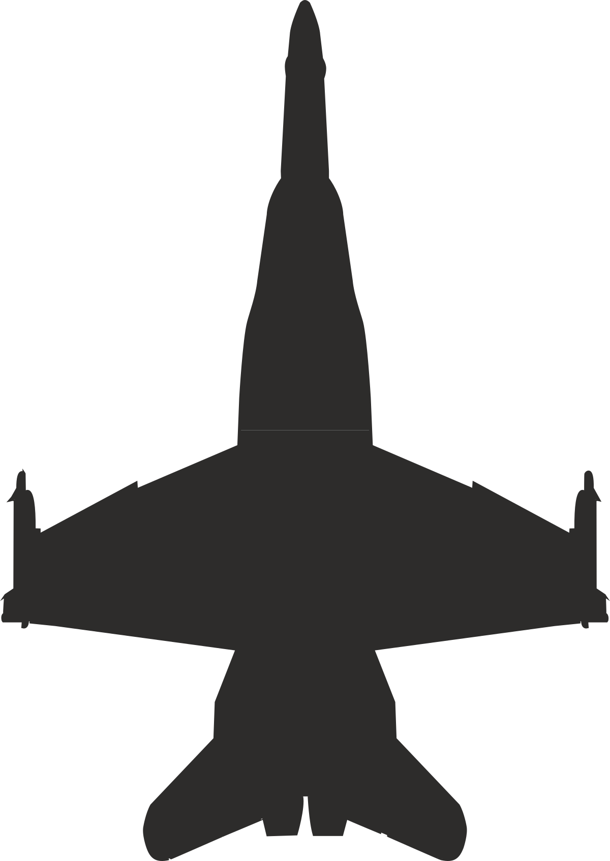 a black and white silhouette of an airplane clip art png transparent Airplane Silhouette Clipart - Black and White Design for Versatile Use