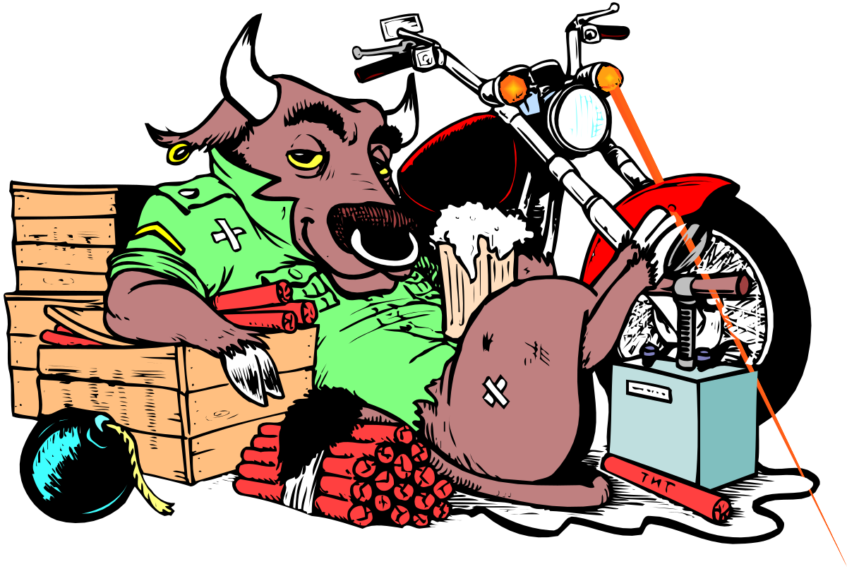 Cartoon Dog with Food Box Clipart for Fun Designs
