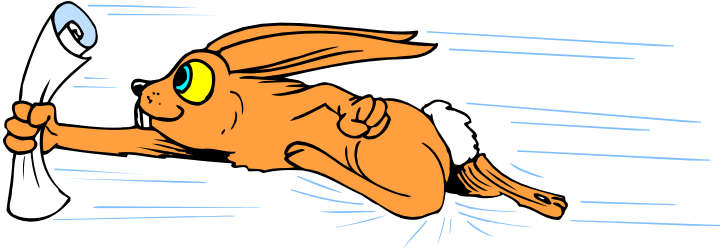 Cartoon Character Flying Through the Air - Fun Clipart for All Occasions