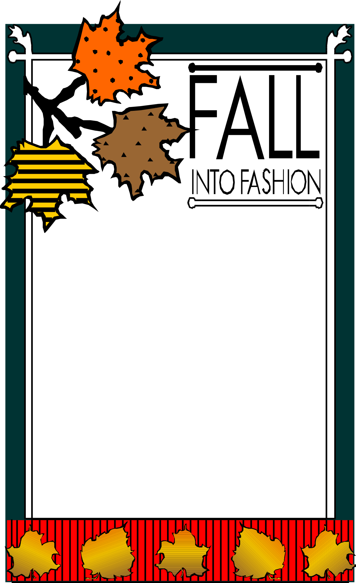 Fall Clipart - Vibrant Autumn Leaves, Pumpkins, and Scenic Landscapes